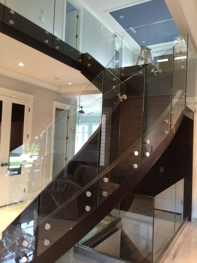 glass railings